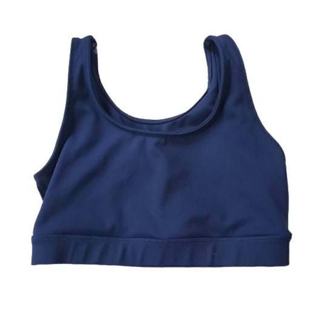 Ivy Park Navy Blue Cutout Back Sports Bra Size XS